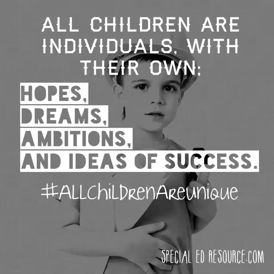 All Children Are Individuals