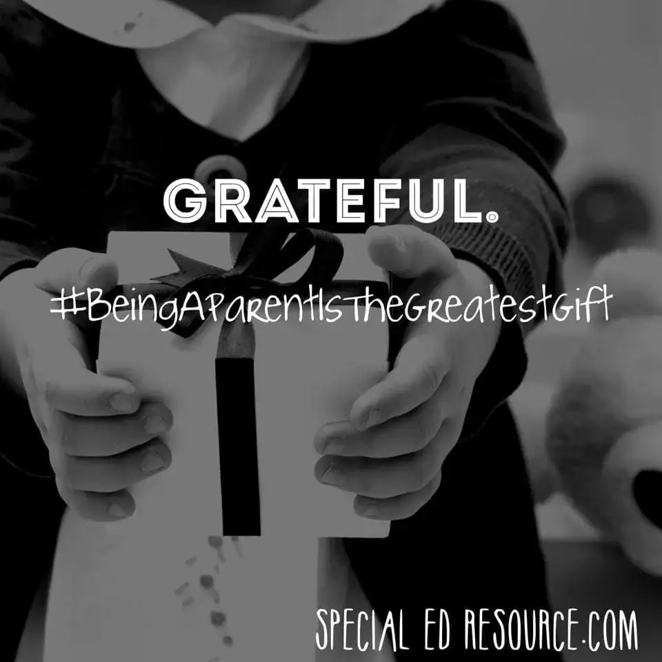 Be Grateful For Your Child