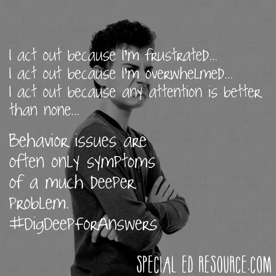 Behaviors Are Often Only A Symptom