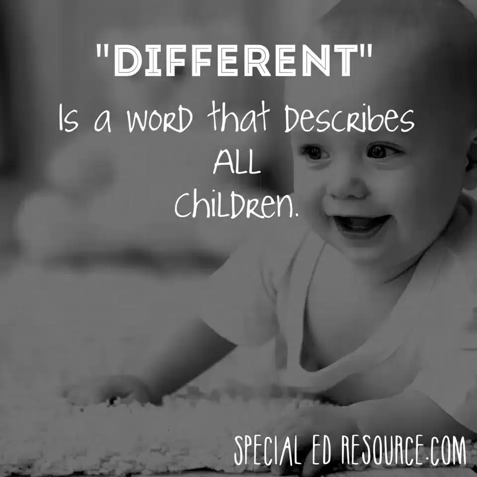 Different Describes All Children
