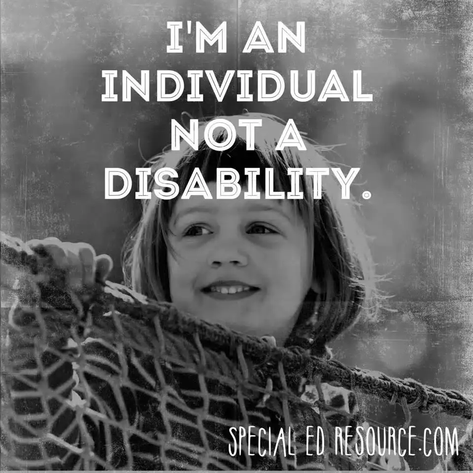 I’m An Individual Not A Disability